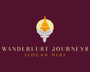 Travelling - Thailand Elephant Tourism logo design