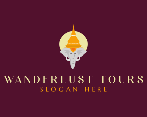 Thailand Elephant Tourism logo design