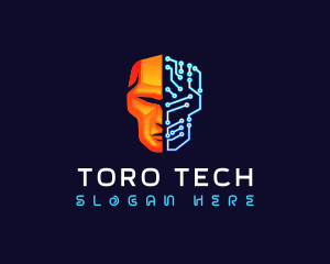 AI Tech Robotics logo design