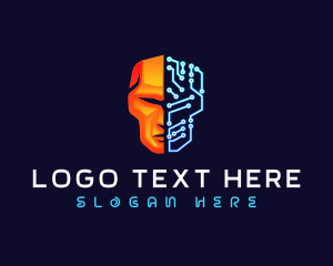 Technology - AI Tech Robotics logo design