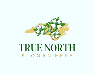 North Carolina Flower Garden logo design