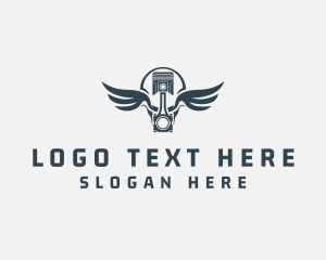 Industrial - Industrial Piston Wings logo design