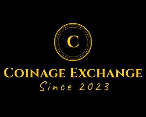 Coinage - Luxury Gold Coin logo design