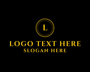 Luxury - Luxury Gold Coin logo design