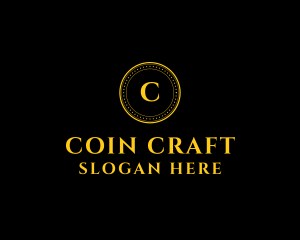 Luxury Gold Coin  logo design