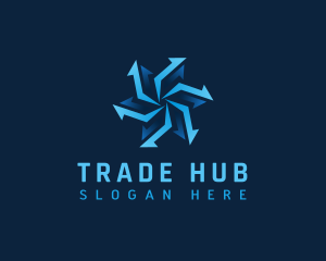 Trade - Arrow Trading Consultant logo design