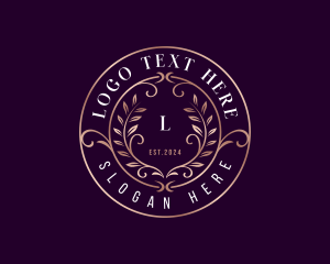 Elegant Florist Boutique Logo