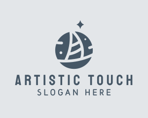 Ocean Marine Sailboat logo design