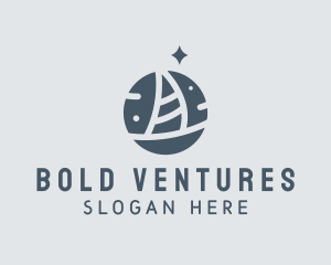 Ocean Marine Sailboat logo design