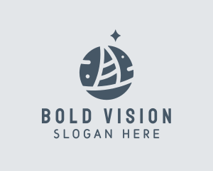 Ocean Marine Sailboat logo design