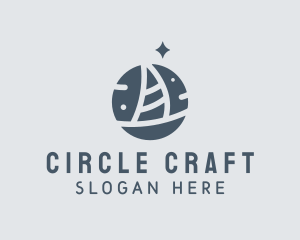 Ocean Marine Sailboat logo design