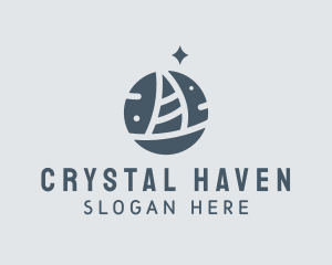 Ocean Marine Sailboat logo design