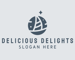 Ocean Marine Sailboat logo design