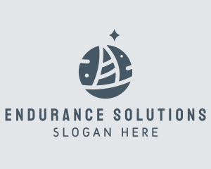 Ocean Marine Sailboat logo design