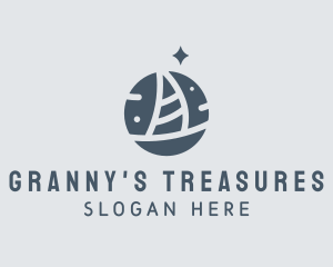 Ocean Marine Sailboat logo design