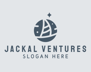 Ocean Marine Sailboat logo design