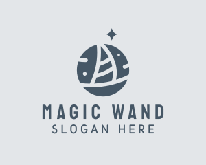 Ocean Marine Sailboat logo design