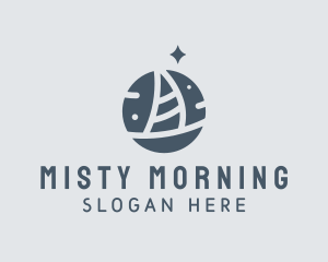 Ocean Marine Sailboat logo design