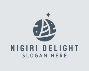 Ocean Marine Sailboat logo design