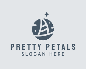 Ocean Marine Sailboat logo design