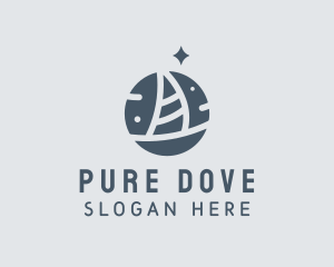 Ocean Marine Sailboat logo design