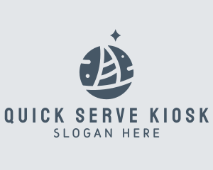 Ocean Marine Sailboat logo design