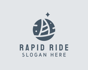 Ocean Marine Sailboat logo design