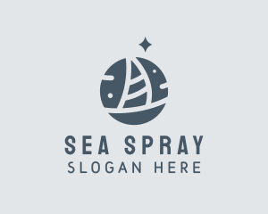 Maritime - Ocean Marine Sailboat logo design