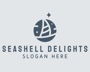 Ocean Marine Sailboat logo design