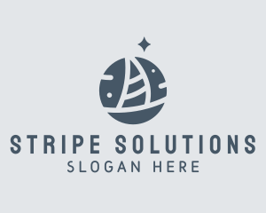 Ocean Marine Sailboat logo design