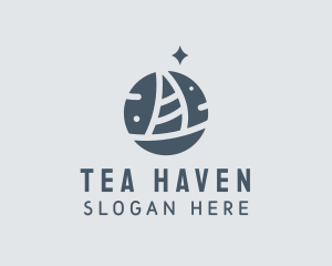 Ocean Marine Sailboat logo design