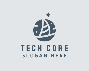 Ocean Marine Sailboat logo design