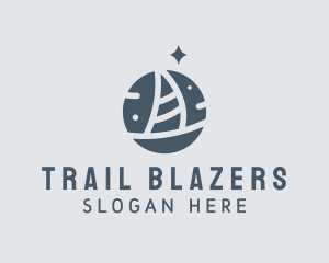 Ocean Marine Sailboat logo design