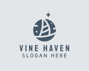 Ocean Marine Sailboat logo design