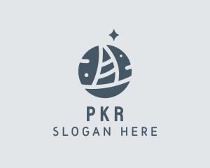 Ocean Marine Sailboat logo design