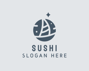 Ocean Marine Sailboat logo design