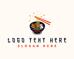 Food - Ramen Noodle Food logo design