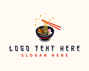 Ramen - Ramen Noodle Food logo design