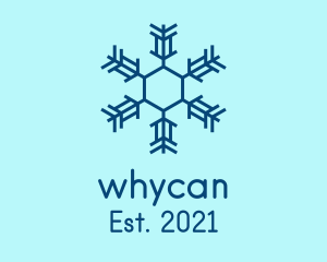Xmas - Winter Snowflake Pattern logo design