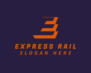 Express Logistics Letter E logo design