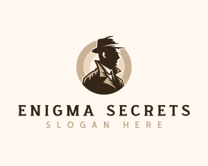 Mysterious Mobster  Sleuth logo design