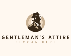 Mysterious Mobster  Sleuth logo design