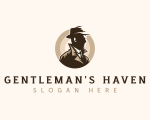 Mysterious Mobster  Sleuth logo design