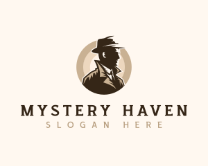 Mysterious Mobster  Sleuth logo design