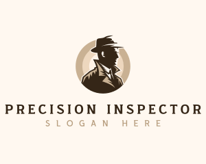 Inspector - Mysterious Mobster  Sleuth logo design