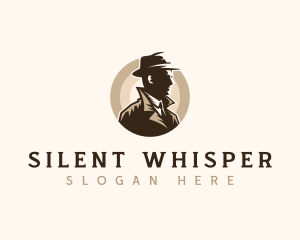 Anonymous - Mysterious Mobster  Sleuth logo design