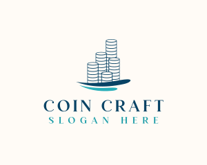 Money Cash Coins logo design