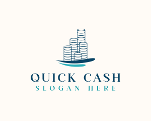 Money Cash Coins logo design