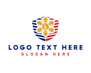 Lapu Lapu - Sun Philippine Flag logo design