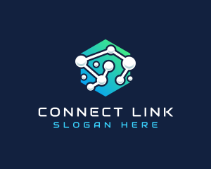 Link - Network Technology Link logo design